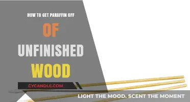 Effective Methods to Remove Paraffin from Unfinished Wood Surfaces