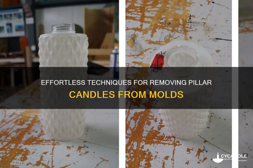 how to get pillar candles out of molds