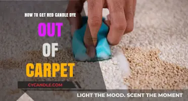 Effective Methods to Remove Red Candle Dye from Your Carpet