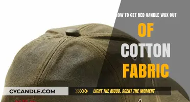 Effective Methods to Remove Red Candle Wax from Cotton Fabric