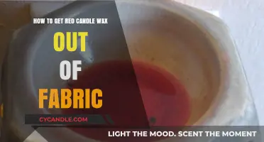 Effective Ways to Remove Red Candle Wax from Fabric Easily