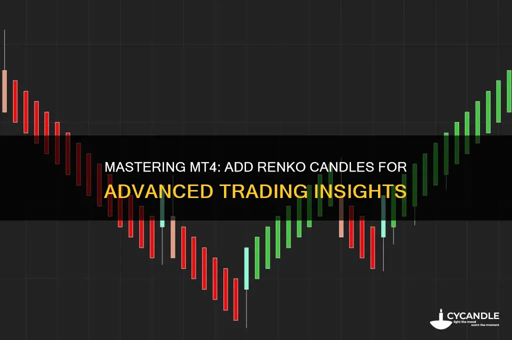 how to get renkos candles on mt4