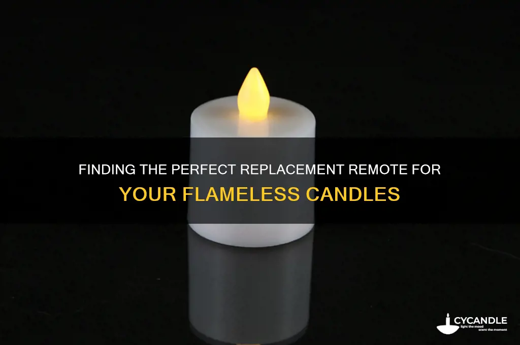 how to get replacement remote for flameless candles