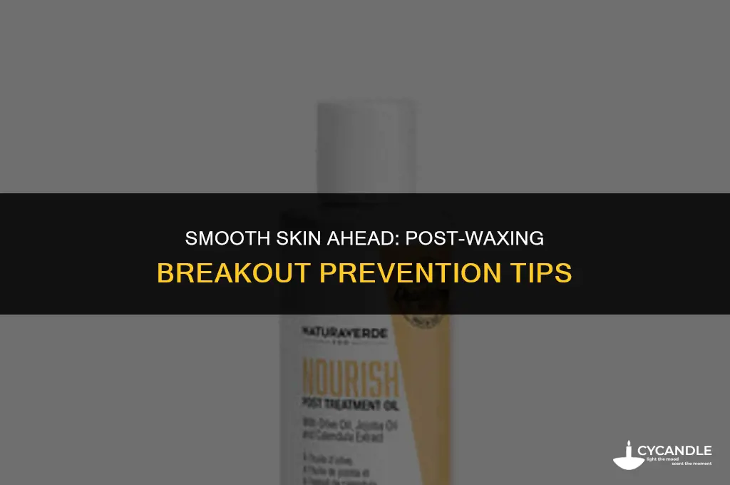 how to get rid of breakouts after waxing