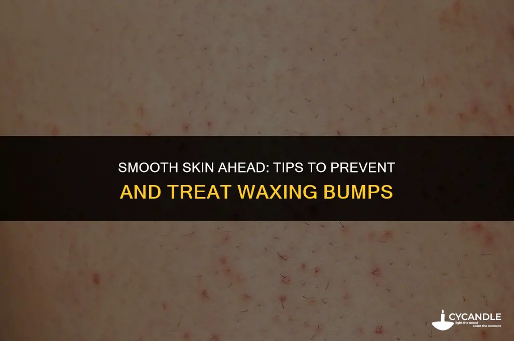 how to get rid of bumps from waxing