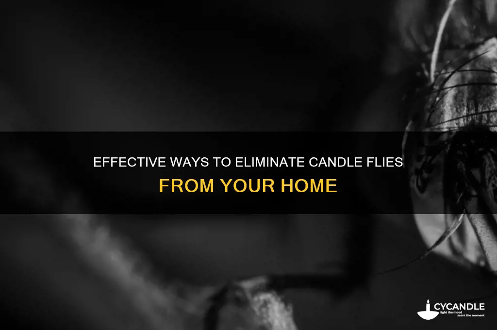 how to get rid of candle flies