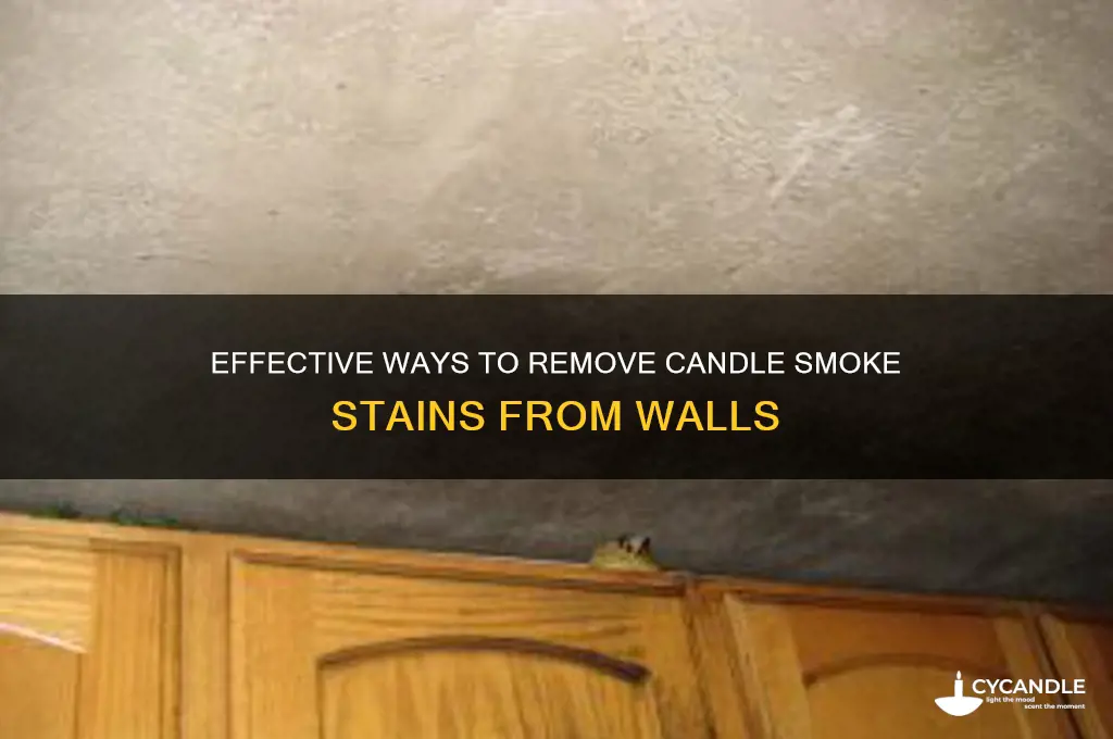 how to get rid of candle smoke on walls