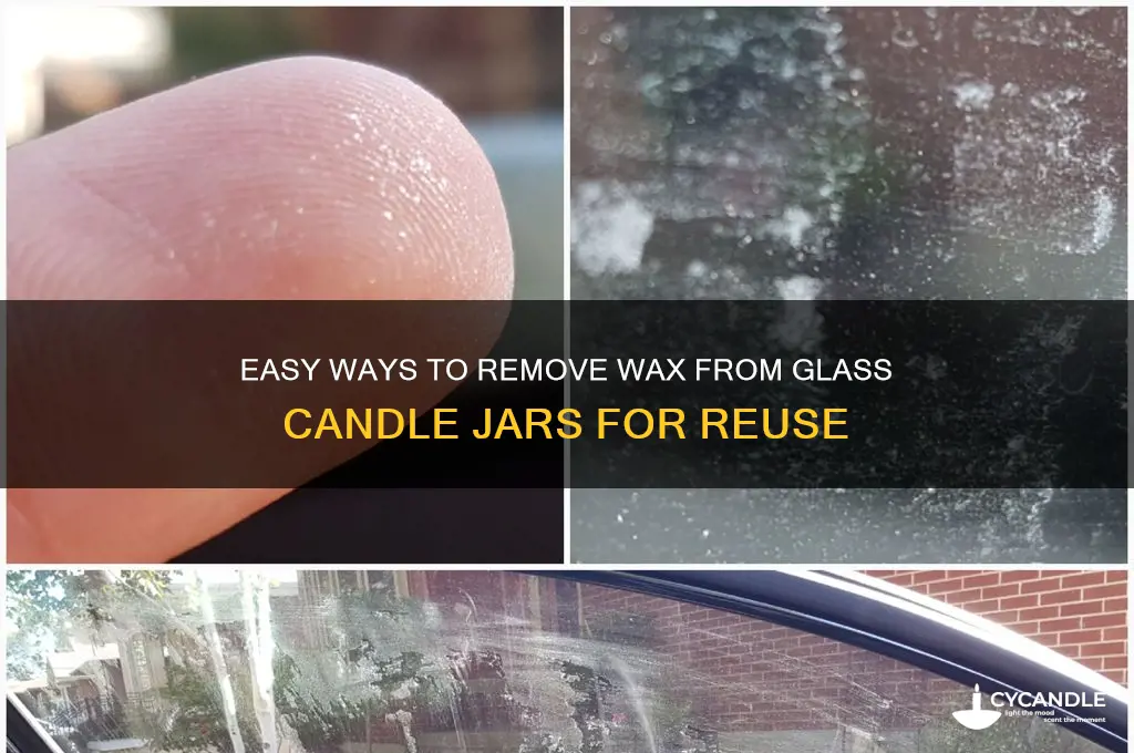 how to get rid of candles in glass
