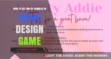 Home Design Game: Effective Ways to Remove Candles from Your Decor