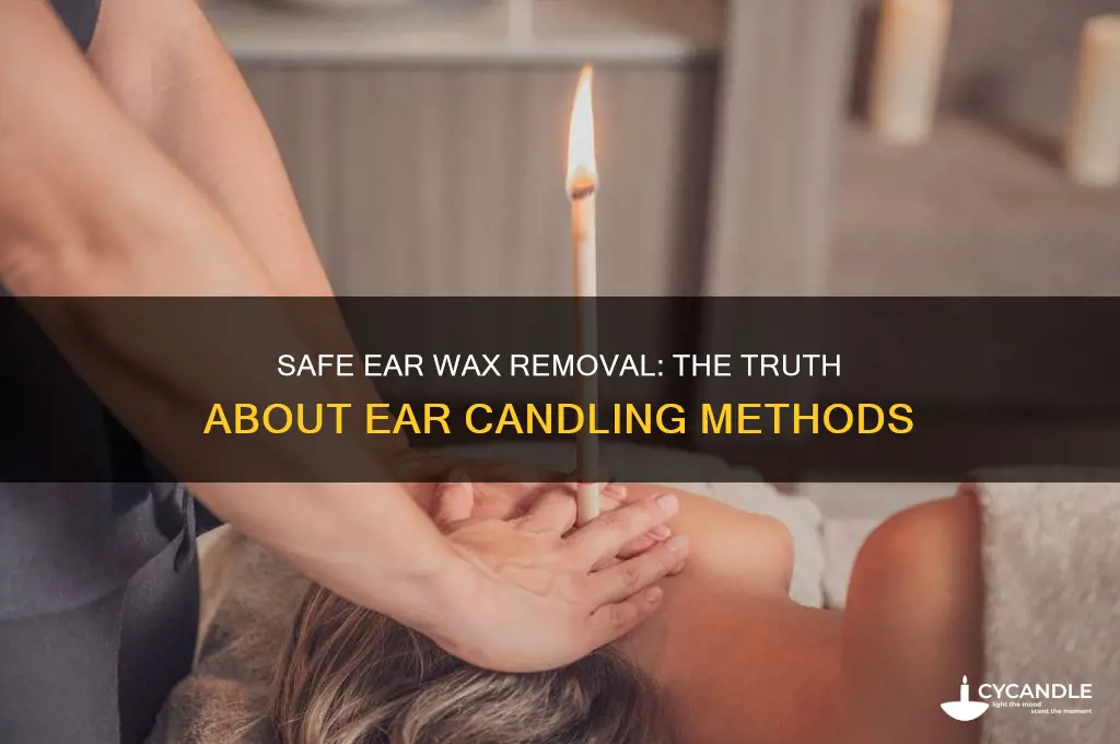 how to get rid of ear wax using candle
