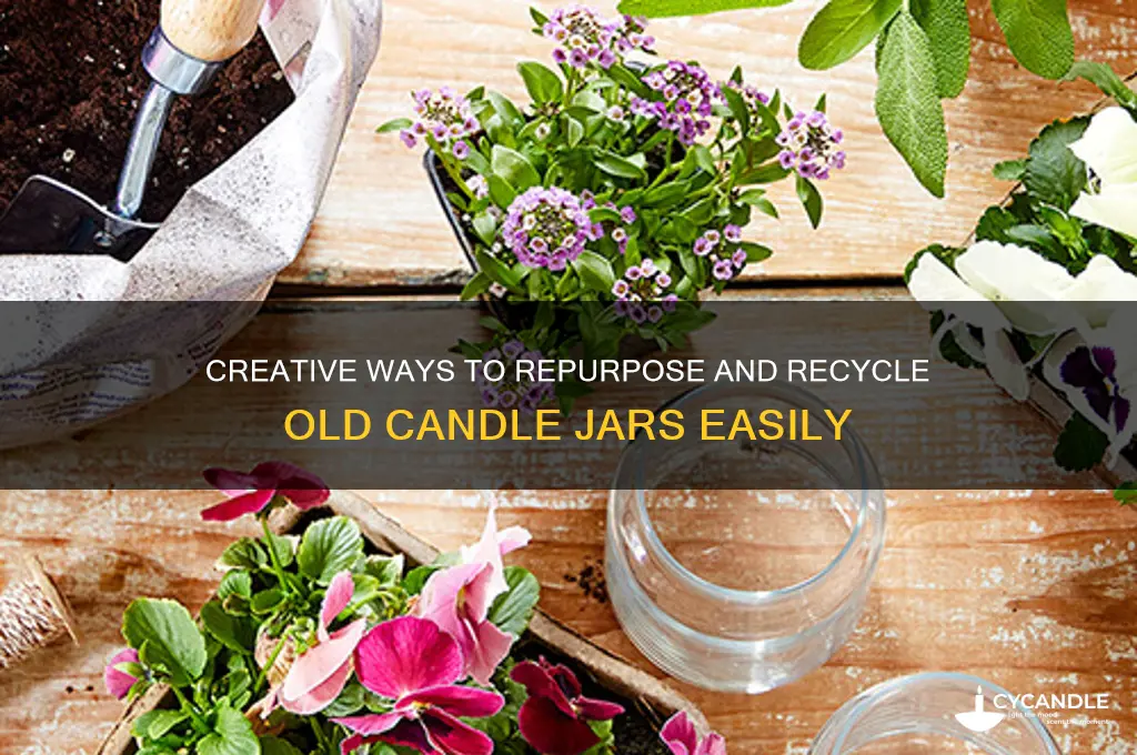 how to get rid of old candle jars