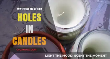 Fixing Sinkholes in Candles: Simple Techniques for Smooth Surfaces