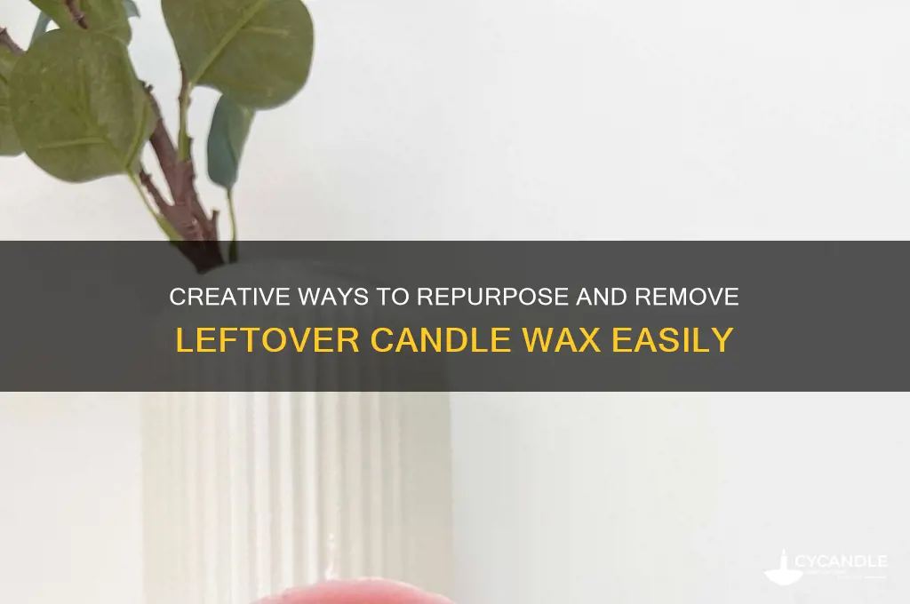 how to get rid of the end of candle