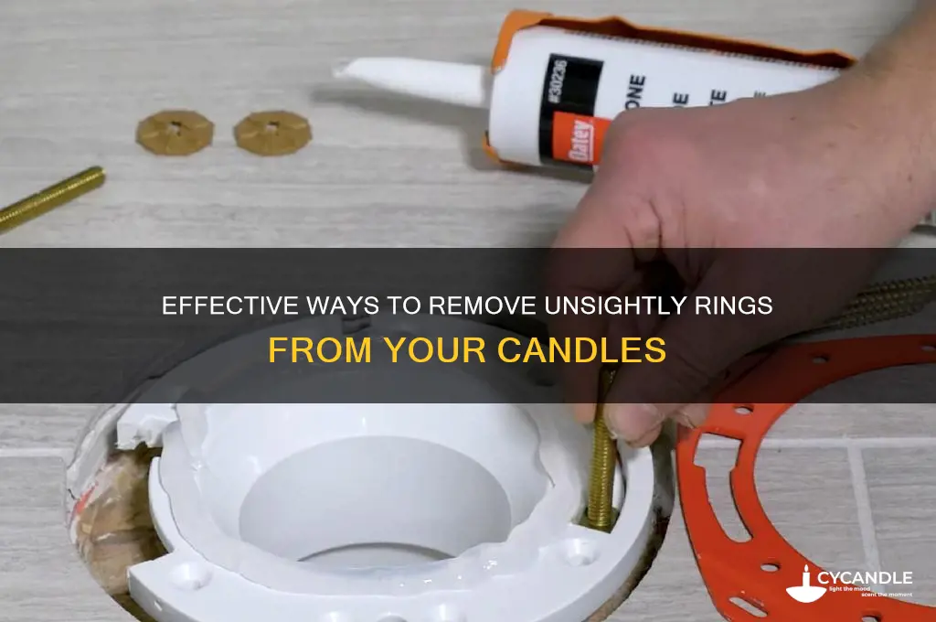 how to get rid of the ring around the candle