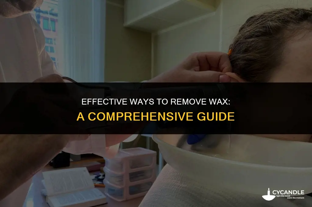 how to get rid of wax