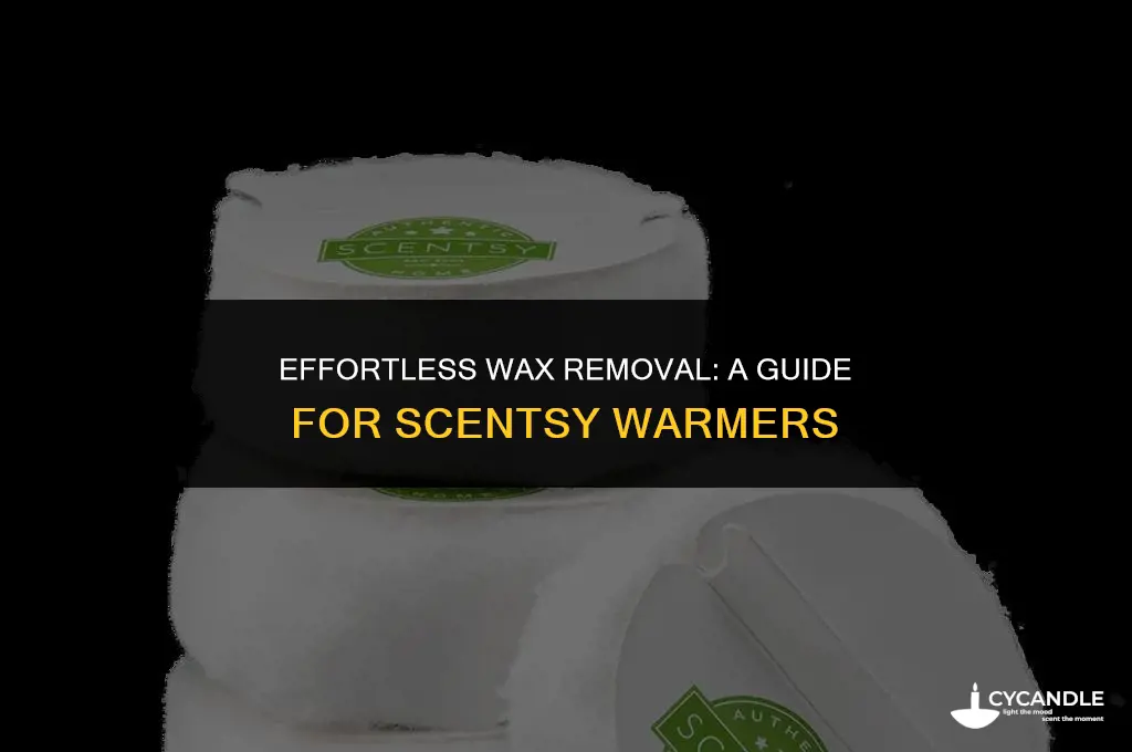 how to get scentsy wax out of warmer