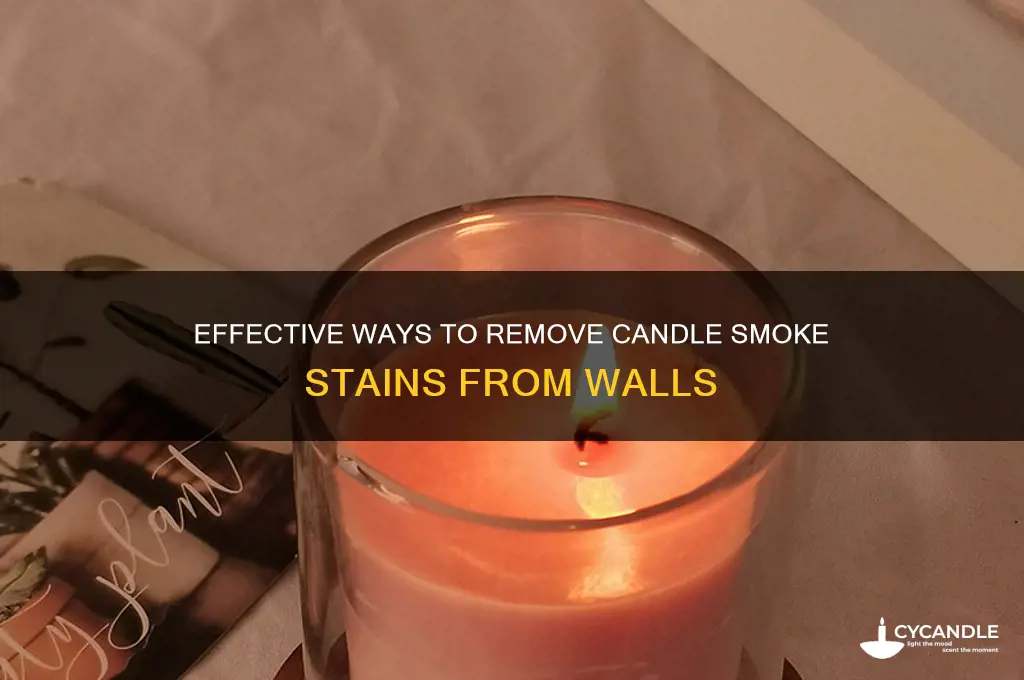 how to get smoke from candle off wall