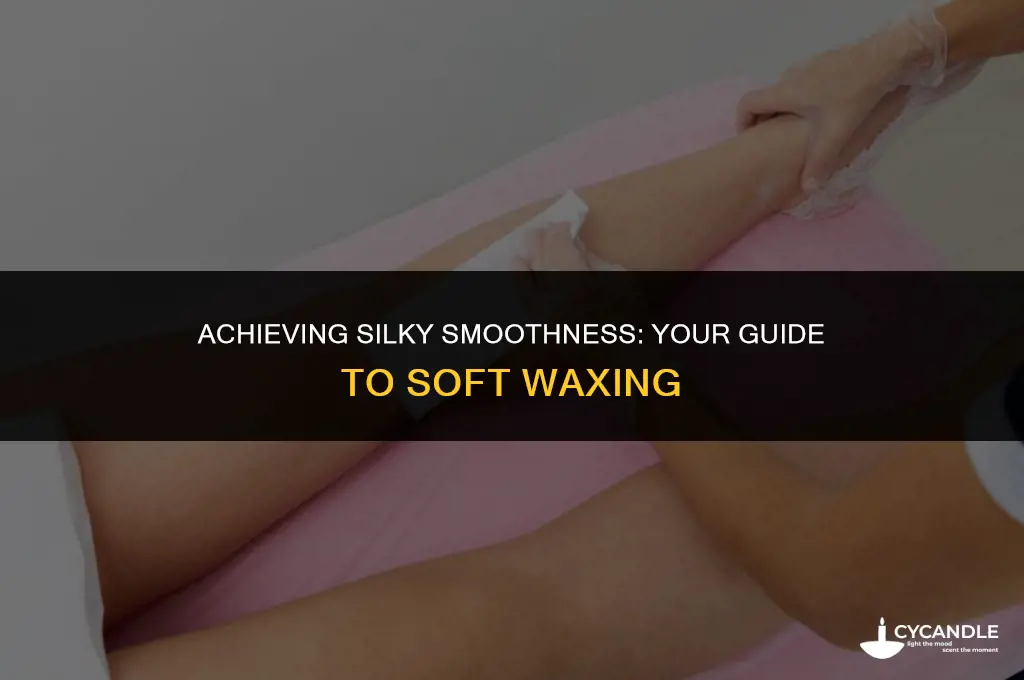 how to get soft wax