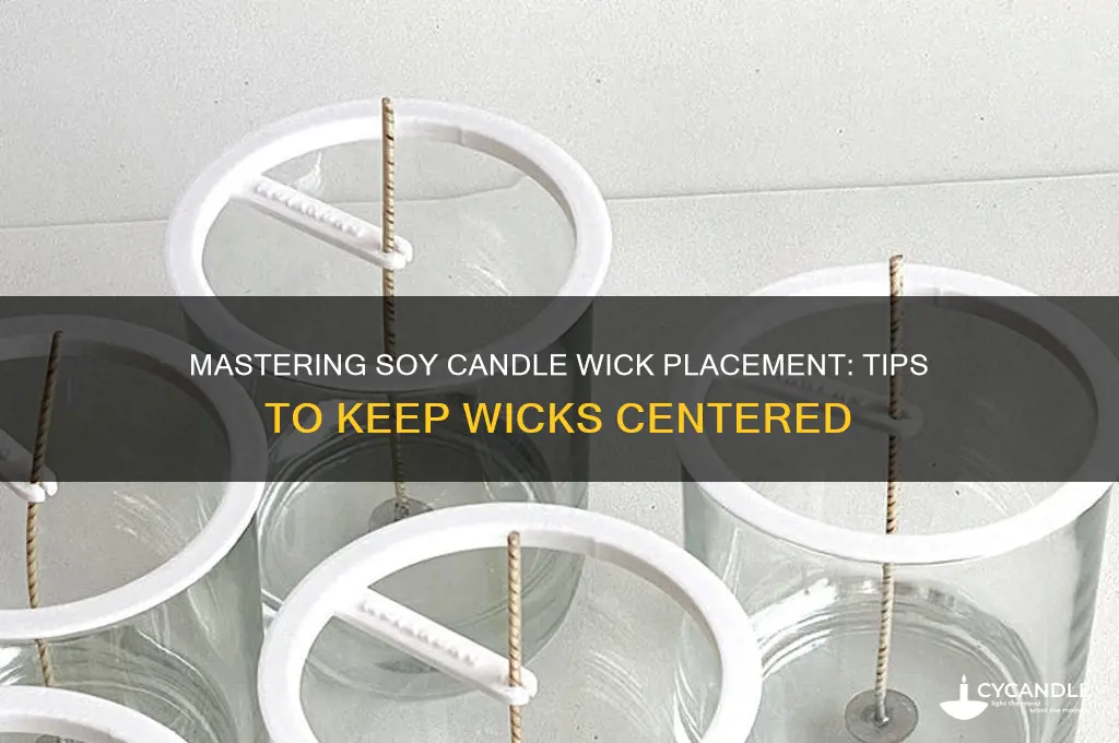how to get soy candle wicks to stay