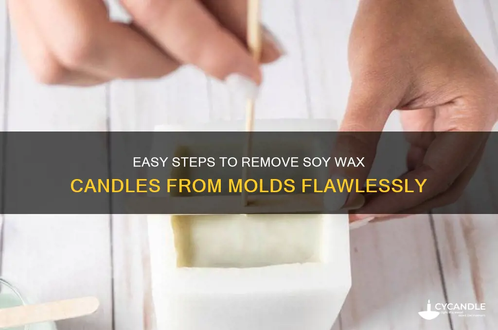 how to get soy wax candle out of mold