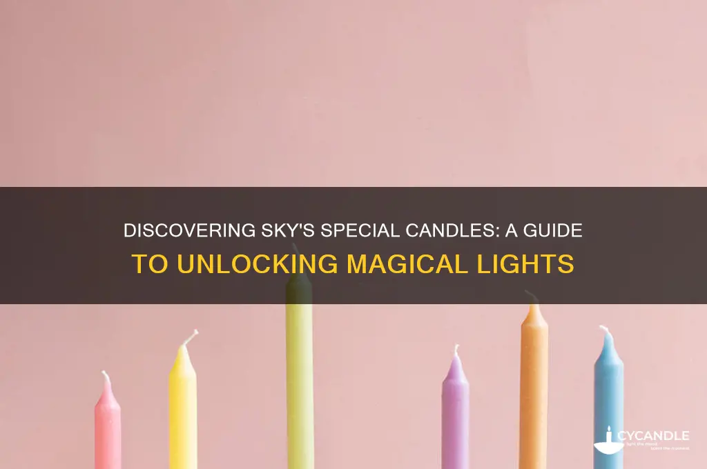 how to get special candles in sky