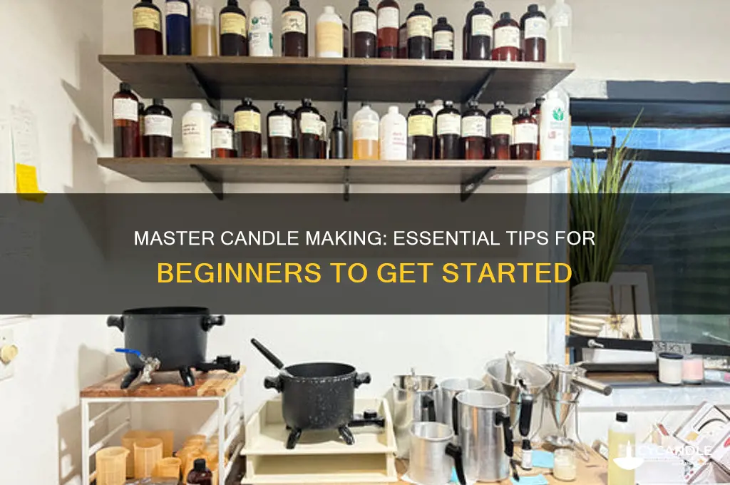 how to get started candle making