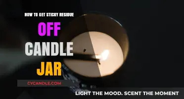 Easy Ways to Remove Sticky Residue from Candle Jars