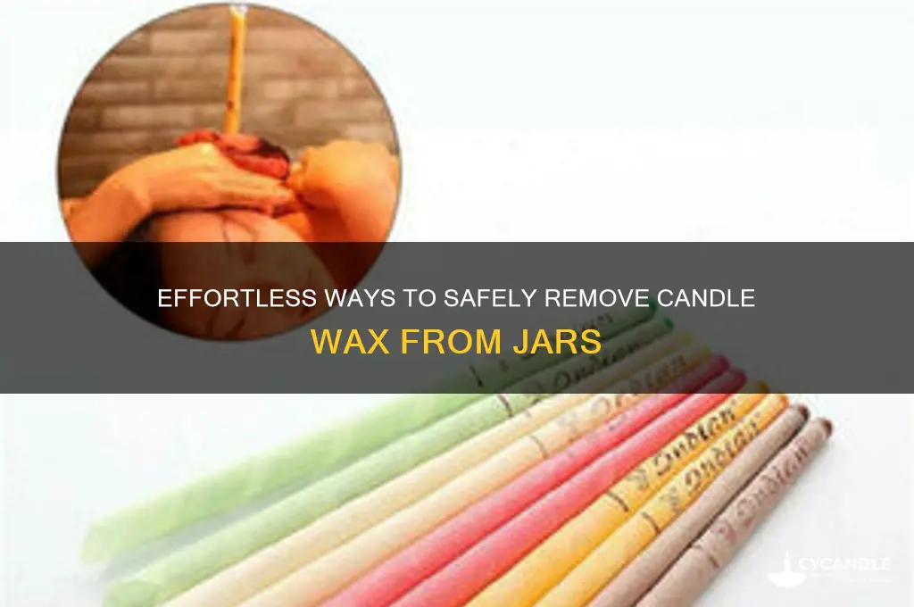 how to get the candle out of a jar