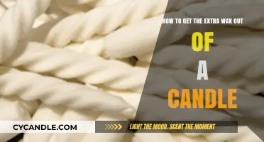 Effective Ways to Remove Extra Wax from Your Candles Easily