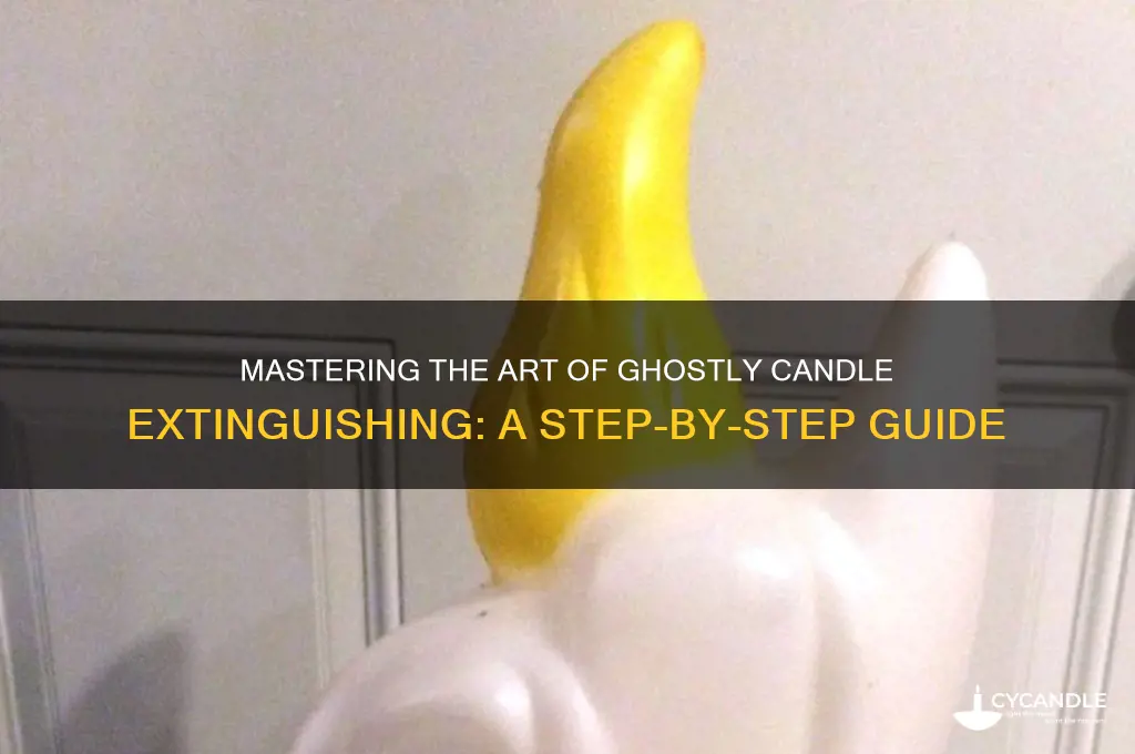how to get the ghost to blow out the candle