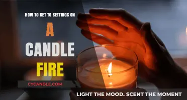 Mastering Candle Safety: Accessing Settings to Prevent Fire Hazards