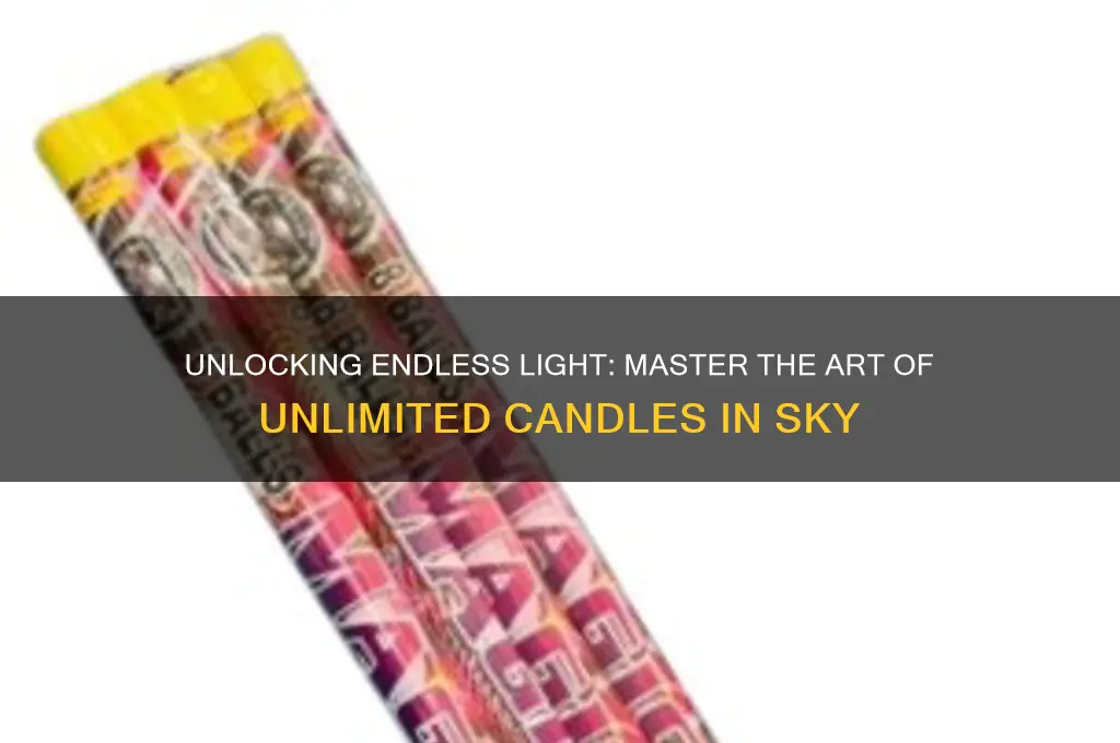 how to get unlimited candles in sky