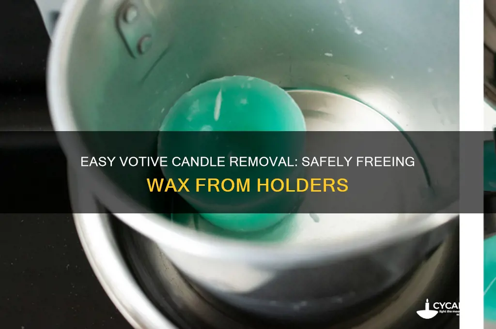 how to get votive candle out of holder