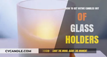 Easy Votive Candle Removal: Safely Extracting Wax from Glass Holders