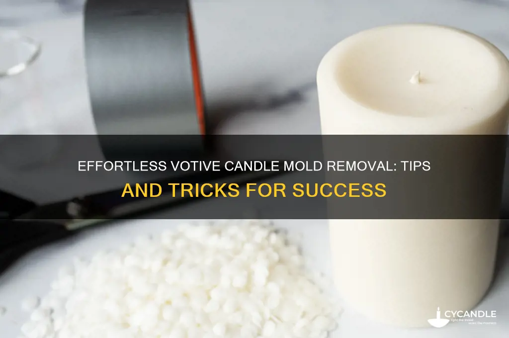 how to get votive candles out of molds
