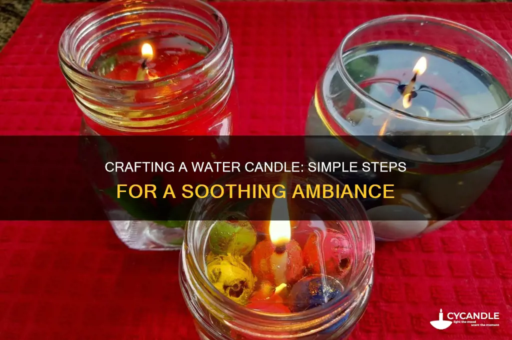 how to get water candle