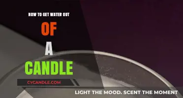Effective Methods to Remove Water from Your Candle Safely
