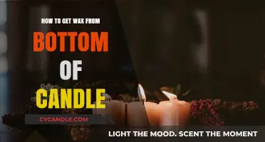 Easy Methods to Extract Wax from the Bottom of Candles