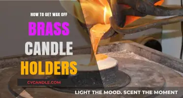 Effective Methods to Remove Wax from Brass Candle Holders