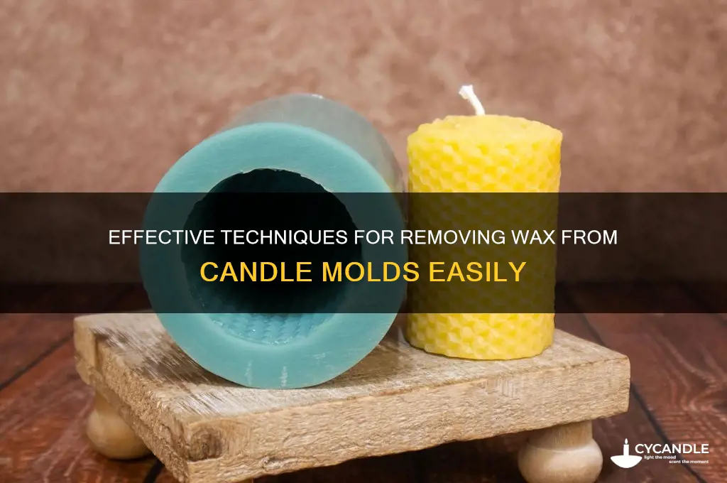 how to get wax out of a candle mold