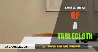 Effortless Wax Removal: A Guide for Tablecloth Care