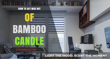 Effective Methods to Remove Wax from Bamboo Candles Safely