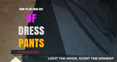 Effective Methods to Remove Wax from Dress Pants