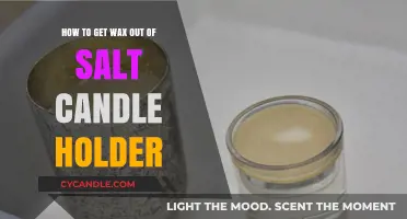 Effective Methods to Remove Wax from Salt Candle Holders
