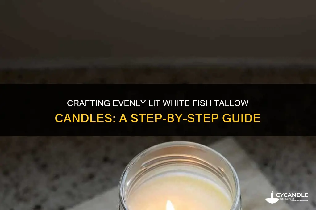 how to get white fish tallow candle evenlight