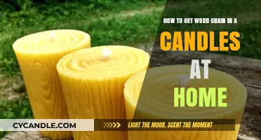 Crafting Wood Grain Candles: A Simple DIY Home Guide