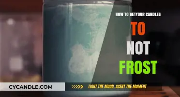 Preventing Frosting: Tips for a Flawless Candle Burn