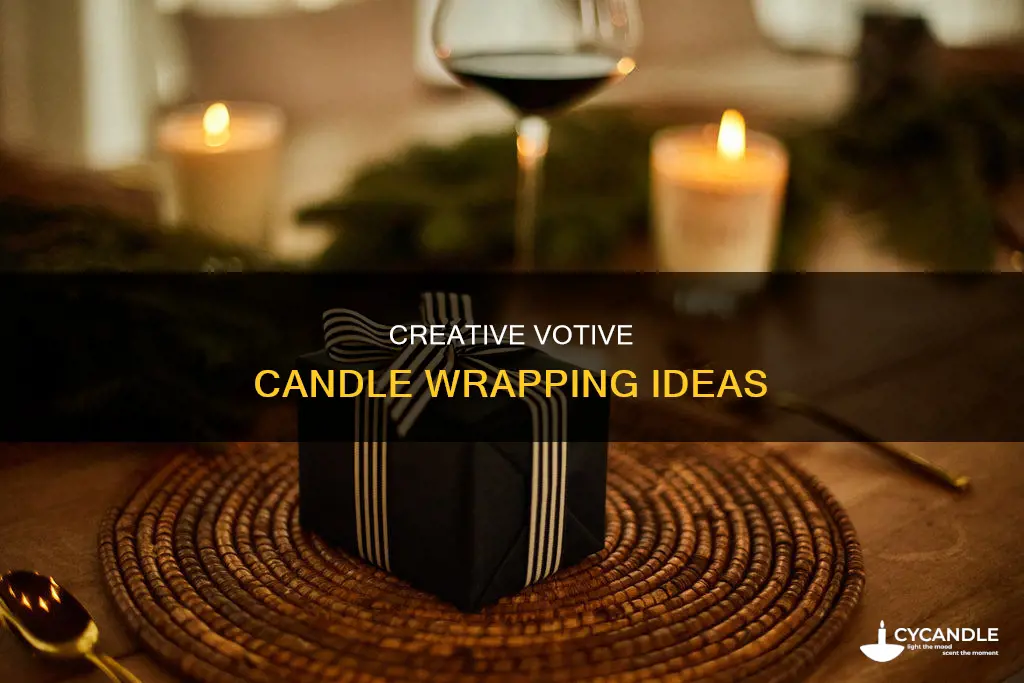 how to gift wrap votive candles