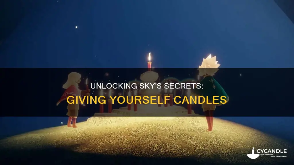 how to give yourself candles in sky cotl