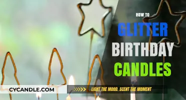 Glittering Birthday Candles: A Sparkly DIY Guide